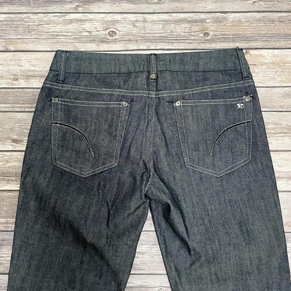 Joe’s Jeans Navy Blue White Striped Boot Cut Jeans - Picture 6 of 9